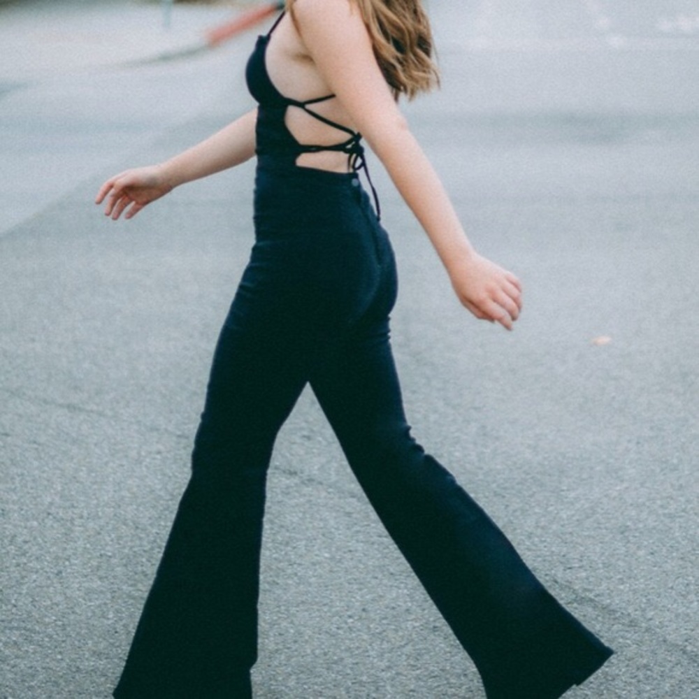 PYLO denim Ladybird jumpsuit